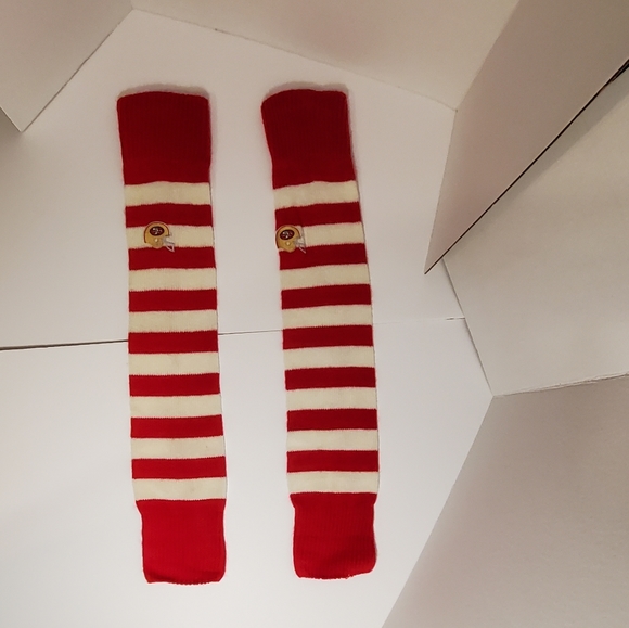 Vintage 1980's San Francisco 49ers Leg Warmers Arm Warmers EVC. One Size - Picture 3 of 15